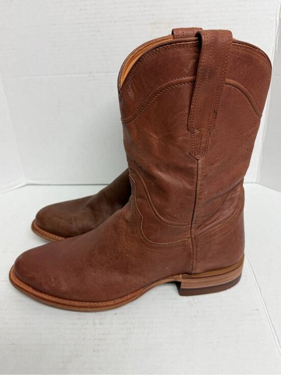 Tecovas Other - Tecovas Earl Cowboy Roper Boots Mens 9D Goat Leather Western $325 NEW MISMATCHED
